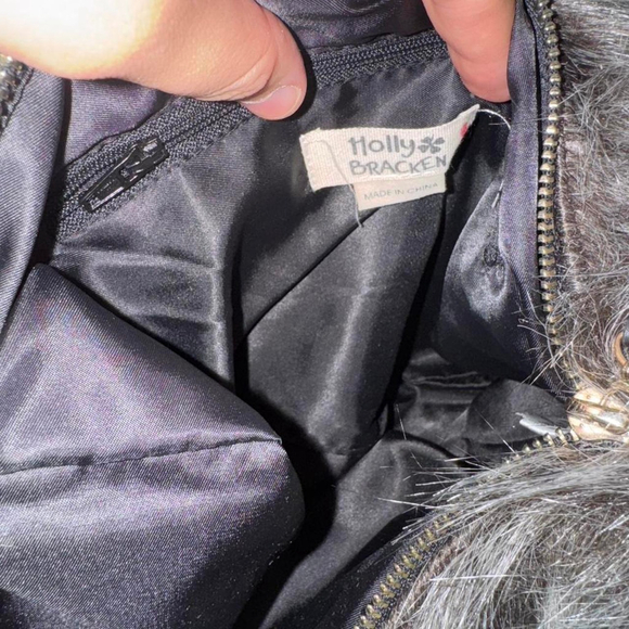 Holly Bracken Faux Fur Shoulder Bag Brand New with tags - Picture 3 of 5